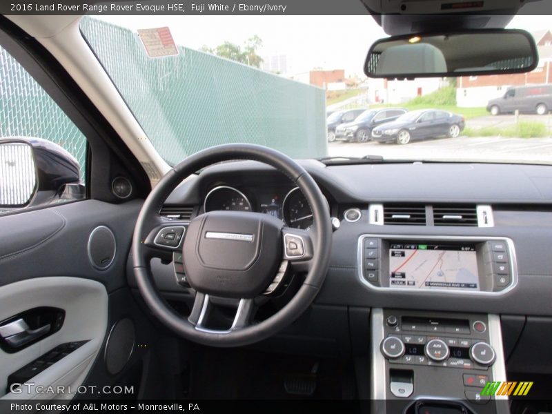 Fuji White / Ebony/Ivory 2016 Land Rover Range Rover Evoque HSE