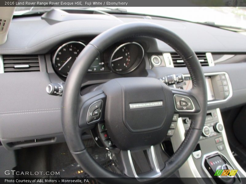 Fuji White / Ebony/Ivory 2016 Land Rover Range Rover Evoque HSE