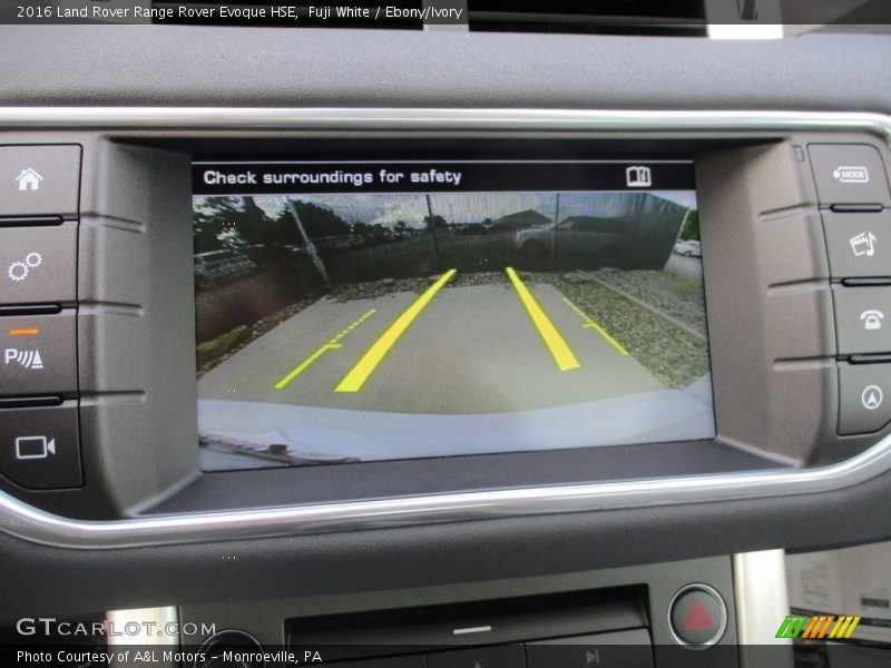 Fuji White / Ebony/Ivory 2016 Land Rover Range Rover Evoque HSE