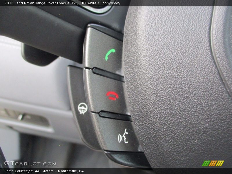 Fuji White / Ebony/Ivory 2016 Land Rover Range Rover Evoque HSE