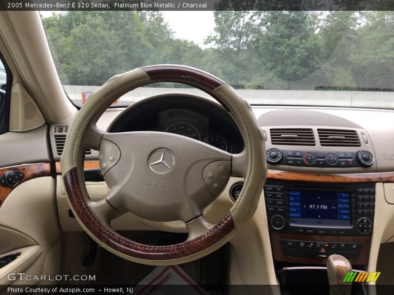 Platinum Blue Metallic / Charcoal 2005 Mercedes-Benz E 320 Sedan