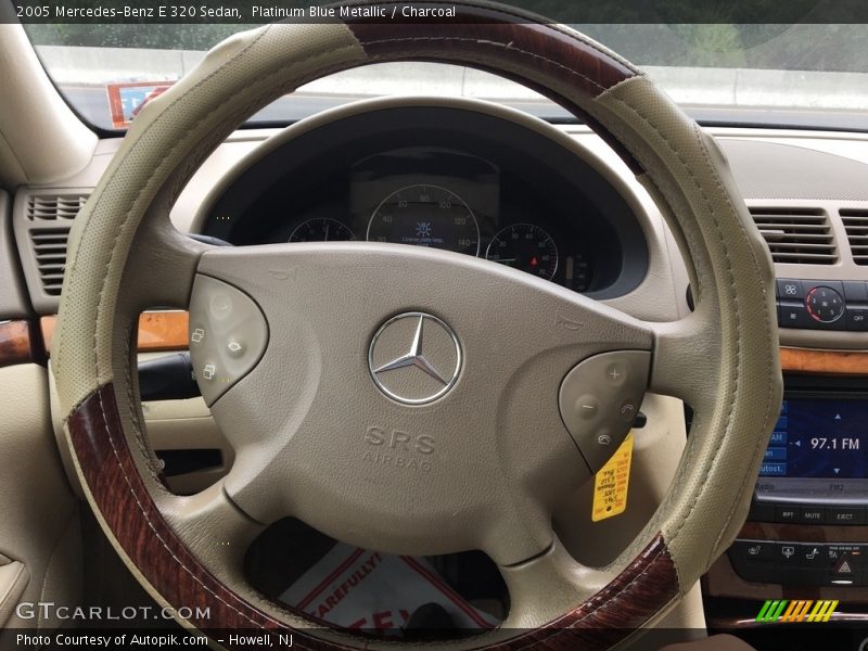 Platinum Blue Metallic / Charcoal 2005 Mercedes-Benz E 320 Sedan