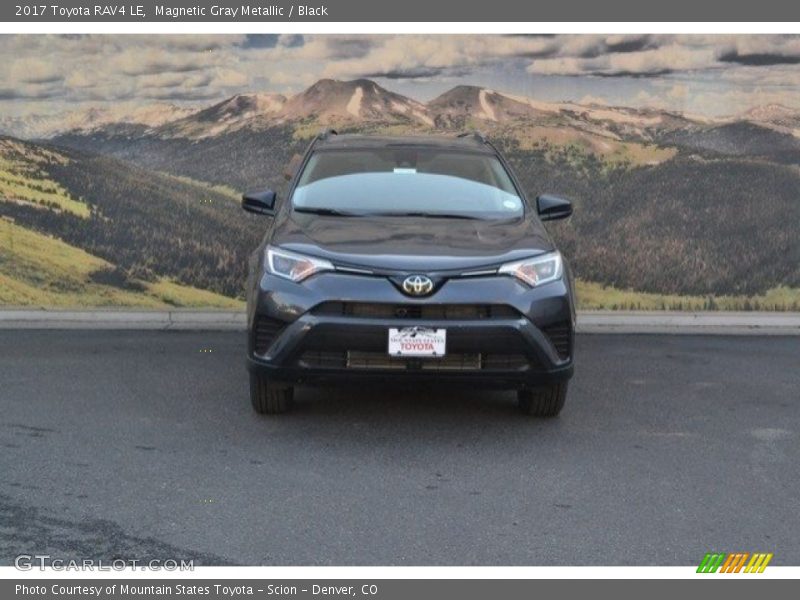 Magnetic Gray Metallic / Black 2017 Toyota RAV4 LE