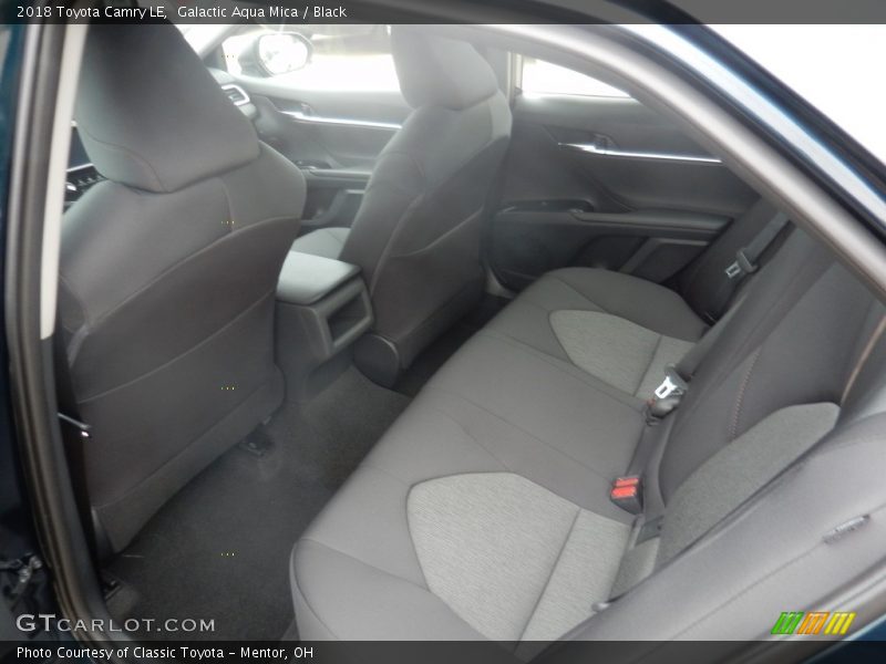 Galactic Aqua Mica / Black 2018 Toyota Camry LE