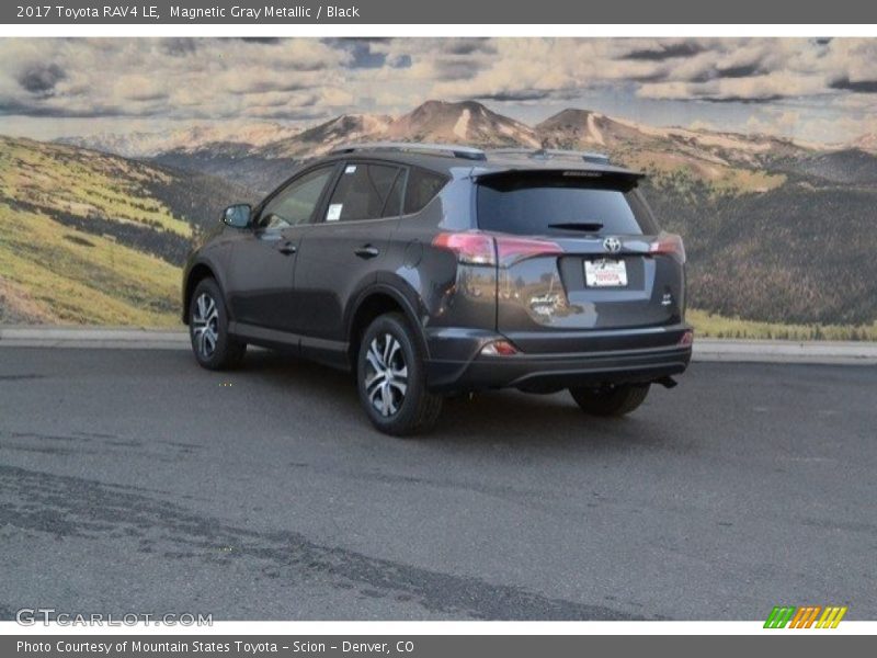 Magnetic Gray Metallic / Black 2017 Toyota RAV4 LE