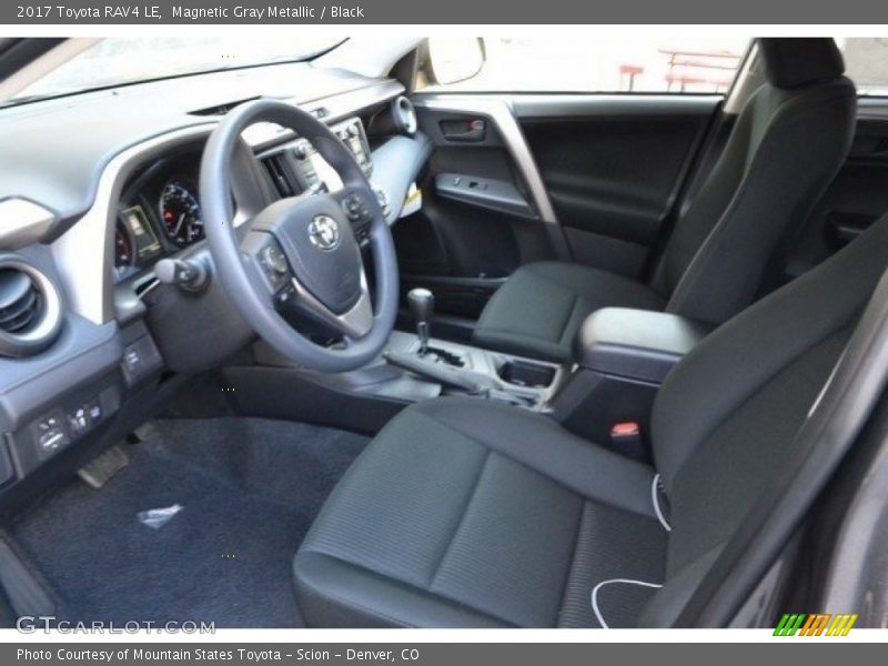 Magnetic Gray Metallic / Black 2017 Toyota RAV4 LE