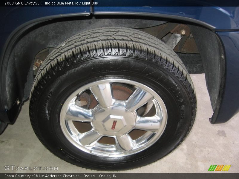 Indigo Blue Metallic / Light Oak 2003 GMC Envoy SLT