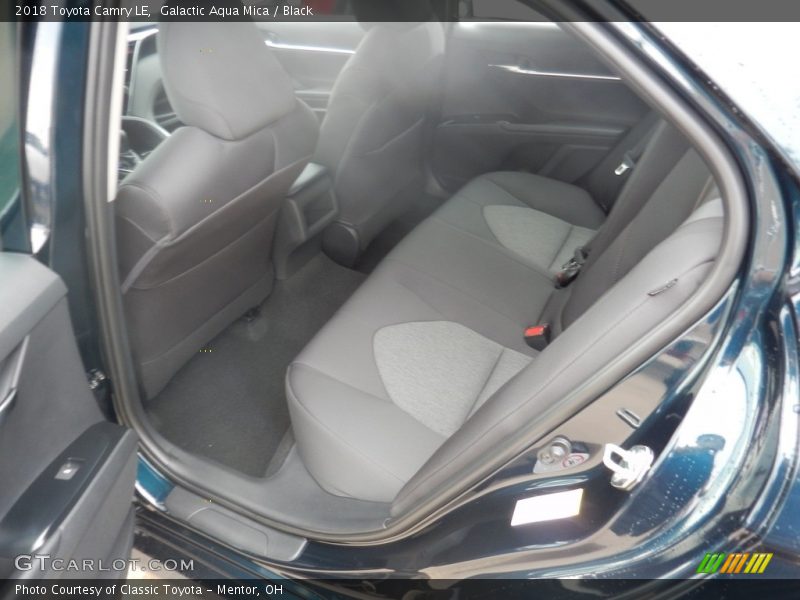 Galactic Aqua Mica / Black 2018 Toyota Camry LE