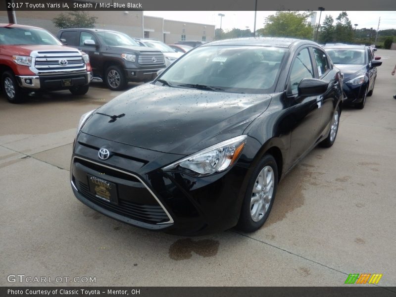 Stealth / Mid-Blue Black 2017 Toyota Yaris iA