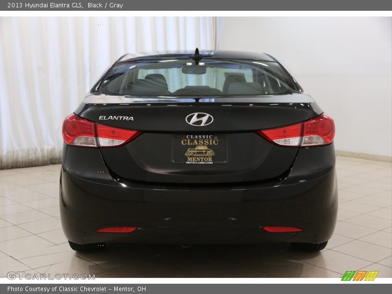 Black / Gray 2013 Hyundai Elantra GLS