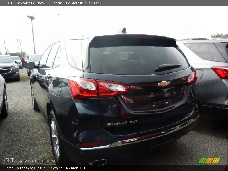 Storm Blue Metallic / Jet Black 2018 Chevrolet Equinox LT