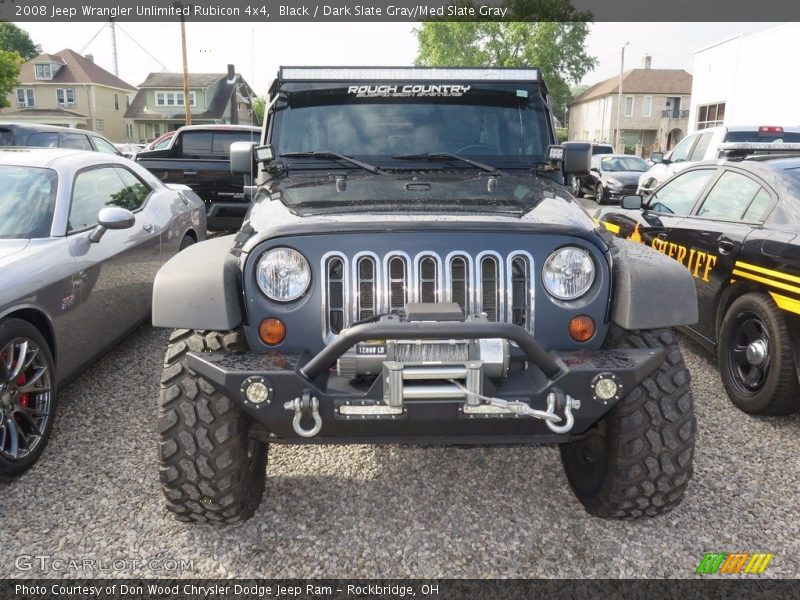 Black / Dark Slate Gray/Med Slate Gray 2008 Jeep Wrangler Unlimited Rubicon 4x4