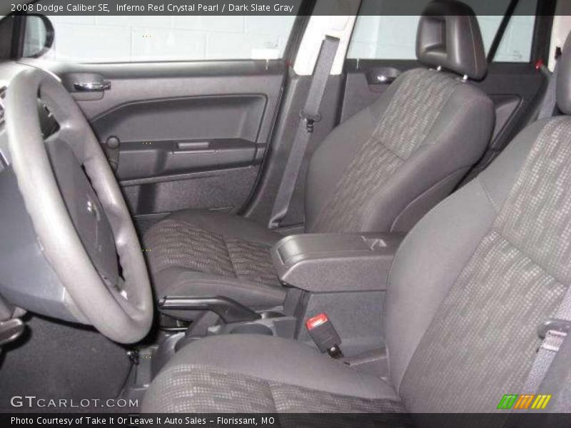 Inferno Red Crystal Pearl / Dark Slate Gray 2008 Dodge Caliber SE