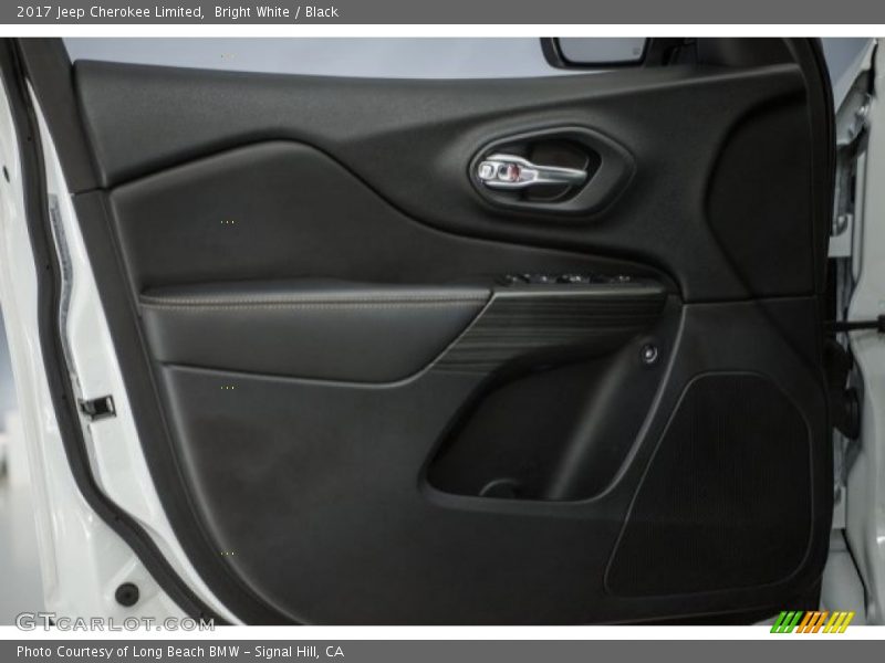 Bright White / Black 2017 Jeep Cherokee Limited