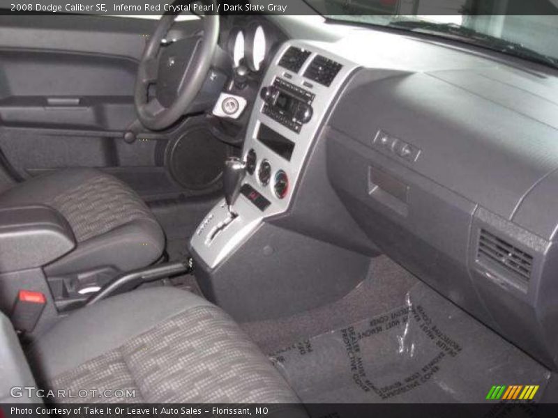 Inferno Red Crystal Pearl / Dark Slate Gray 2008 Dodge Caliber SE