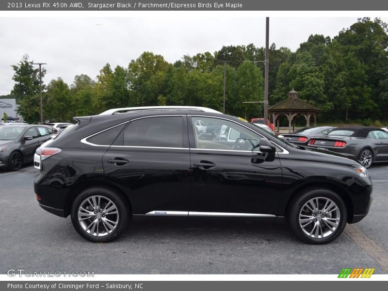 Stargazer Black / Parchment/Espresso Birds Eye Maple 2013 Lexus RX 450h AWD