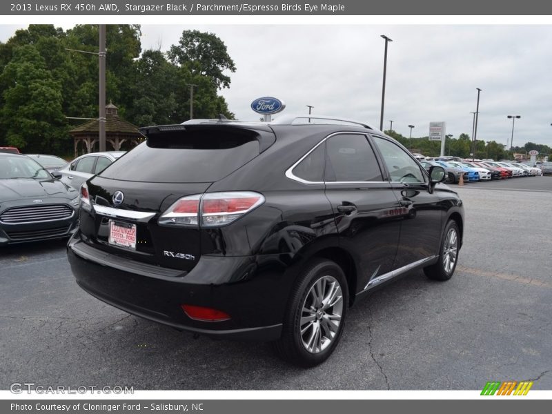 Stargazer Black / Parchment/Espresso Birds Eye Maple 2013 Lexus RX 450h AWD
