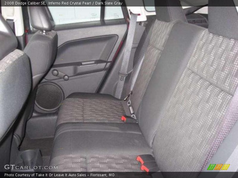 Inferno Red Crystal Pearl / Dark Slate Gray 2008 Dodge Caliber SE