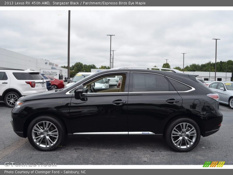 Stargazer Black / Parchment/Espresso Birds Eye Maple 2013 Lexus RX 450h AWD