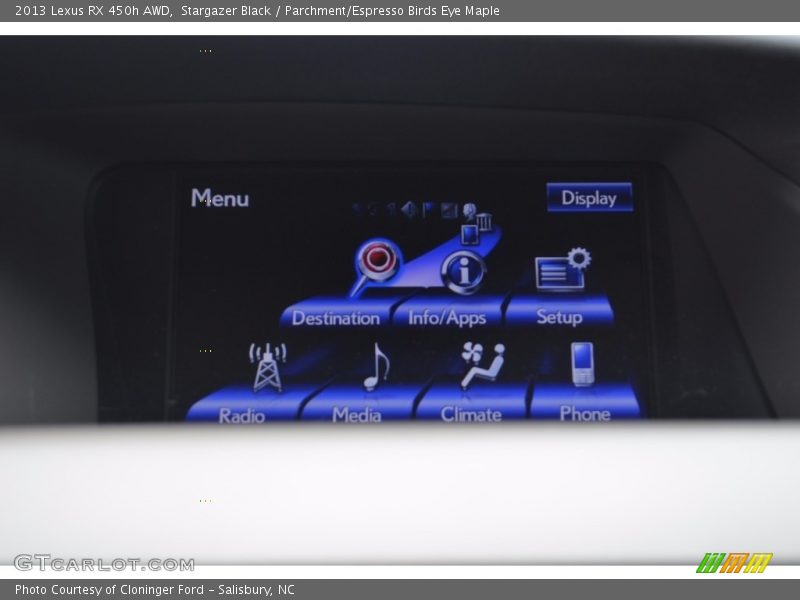 Stargazer Black / Parchment/Espresso Birds Eye Maple 2013 Lexus RX 450h AWD