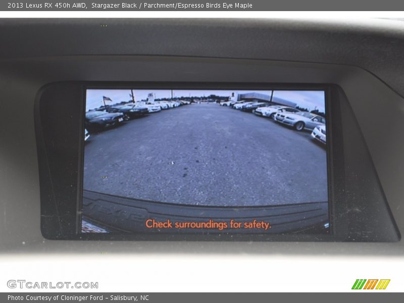 Stargazer Black / Parchment/Espresso Birds Eye Maple 2013 Lexus RX 450h AWD
