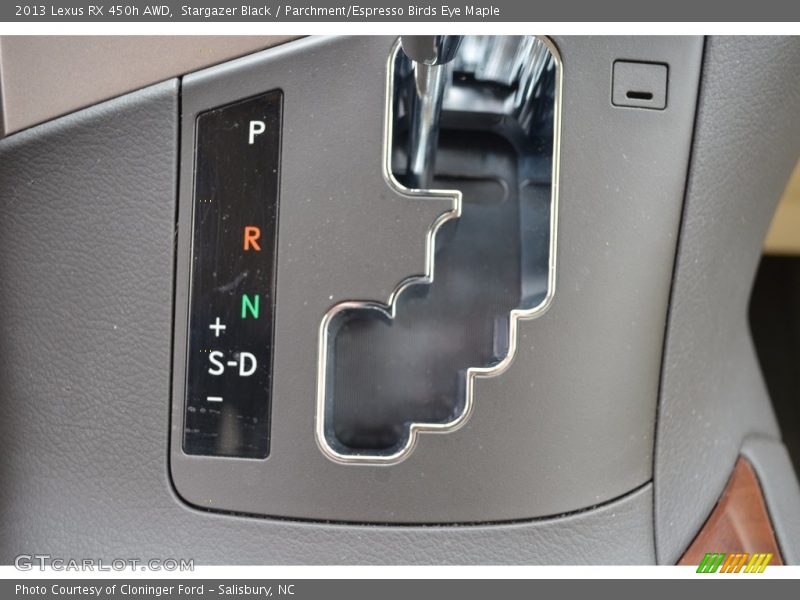 Stargazer Black / Parchment/Espresso Birds Eye Maple 2013 Lexus RX 450h AWD
