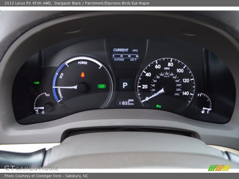 Stargazer Black / Parchment/Espresso Birds Eye Maple 2013 Lexus RX 450h AWD