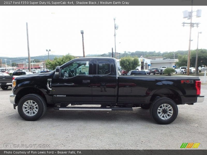 Shadow Black / Medium Earth Gray 2017 Ford F350 Super Duty XL SuperCab 4x4