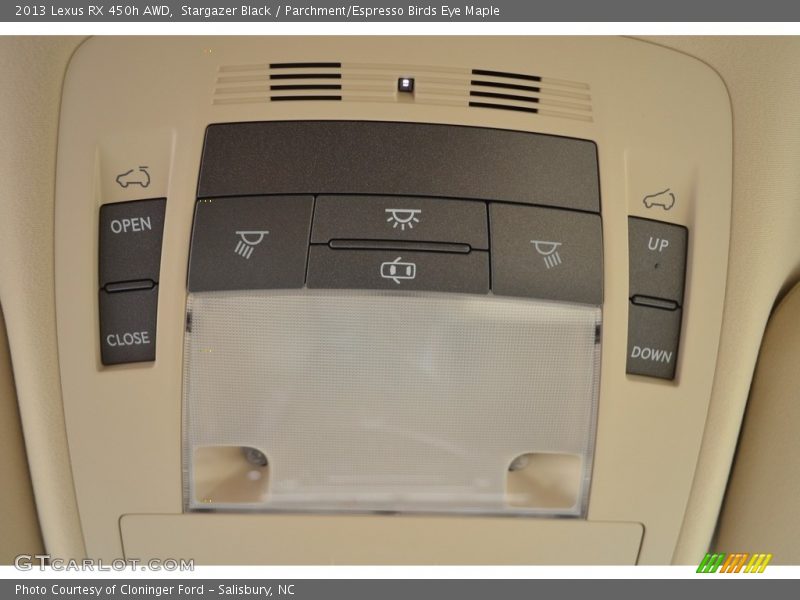 Stargazer Black / Parchment/Espresso Birds Eye Maple 2013 Lexus RX 450h AWD