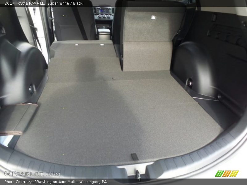 Super White / Black 2017 Toyota RAV4 LE