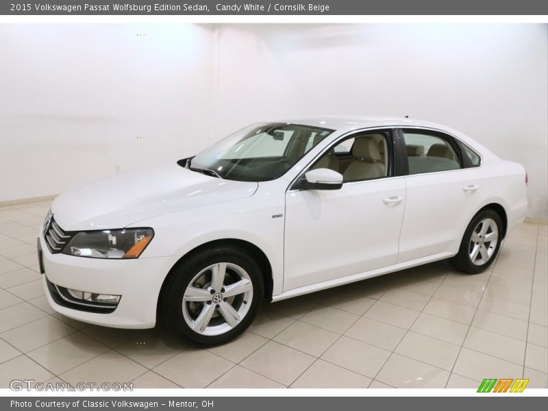 Candy White / Cornsilk Beige 2015 Volkswagen Passat Wolfsburg Edition Sedan