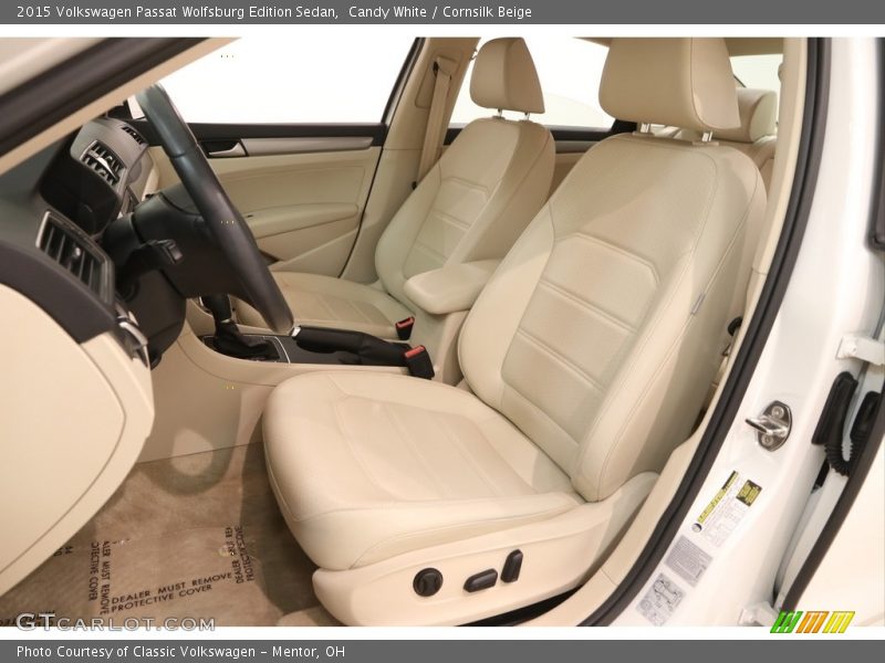 Candy White / Cornsilk Beige 2015 Volkswagen Passat Wolfsburg Edition Sedan