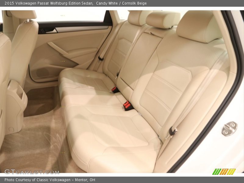 Candy White / Cornsilk Beige 2015 Volkswagen Passat Wolfsburg Edition Sedan