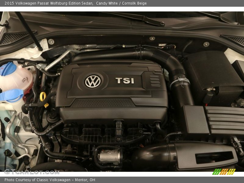 Candy White / Cornsilk Beige 2015 Volkswagen Passat Wolfsburg Edition Sedan