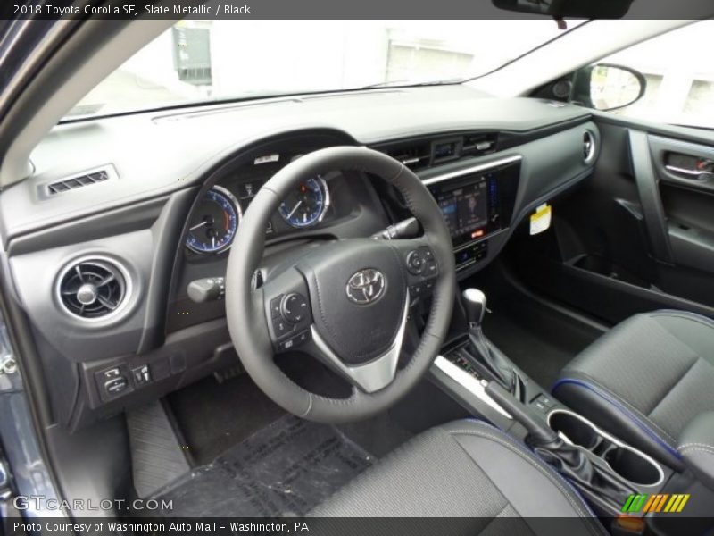  2018 Corolla SE Black Interior