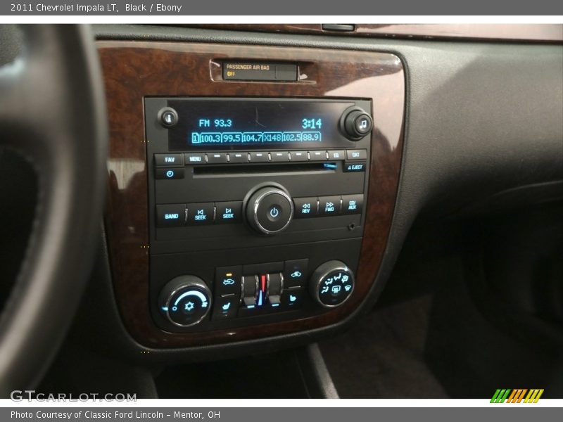 Black / Ebony 2011 Chevrolet Impala LT