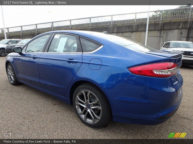 Lightning Blue / Ebony 2017 Ford Fusion SE