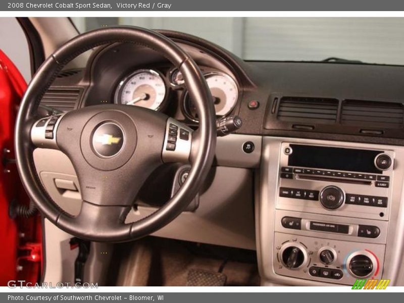 Victory Red / Gray 2008 Chevrolet Cobalt Sport Sedan