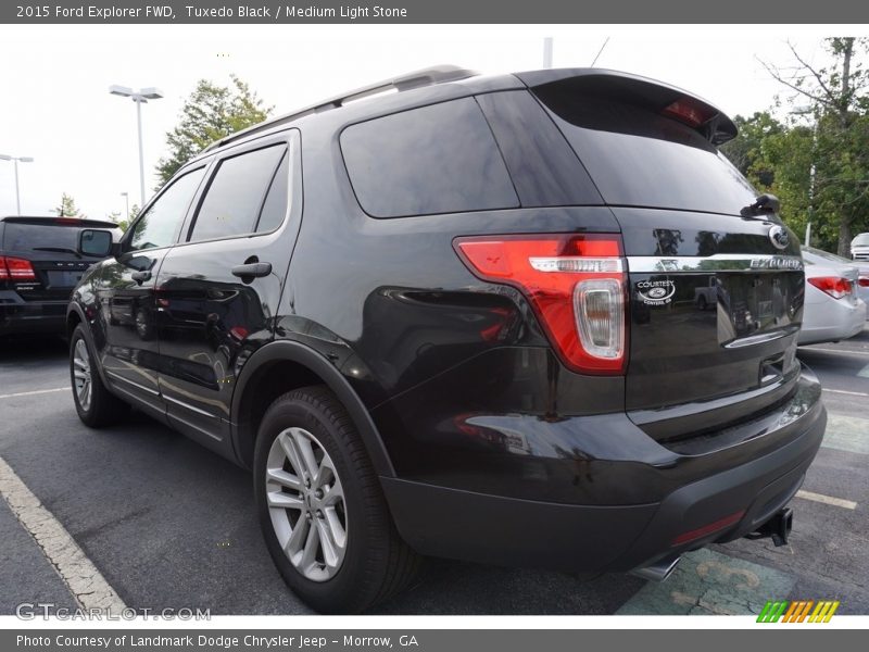 Tuxedo Black / Medium Light Stone 2015 Ford Explorer FWD