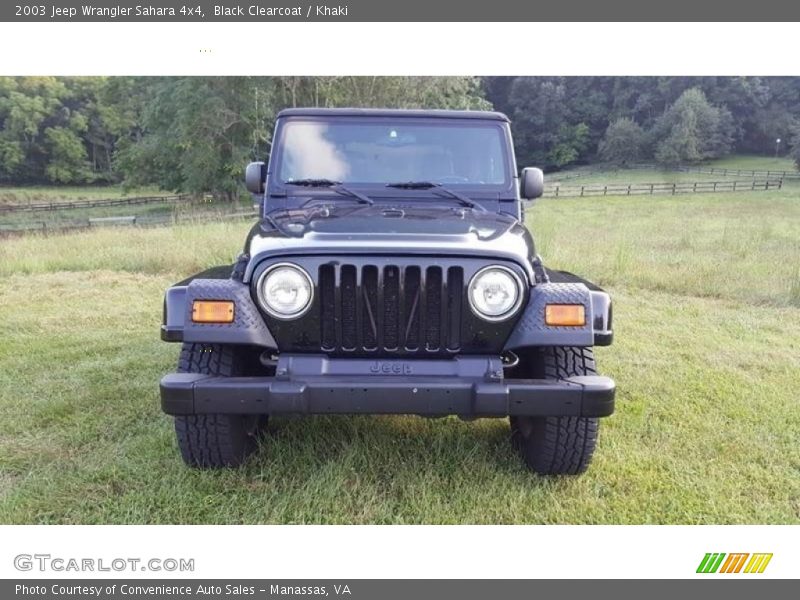Black Clearcoat / Khaki 2003 Jeep Wrangler Sahara 4x4