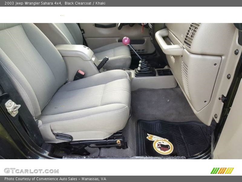 Black Clearcoat / Khaki 2003 Jeep Wrangler Sahara 4x4