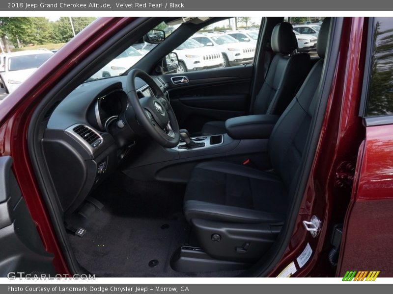 Velvet Red Pearl / Black 2018 Jeep Grand Cherokee Altitude