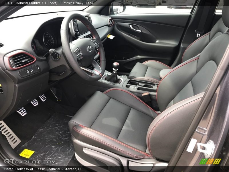  2018 Elantra GT Sport Black Interior