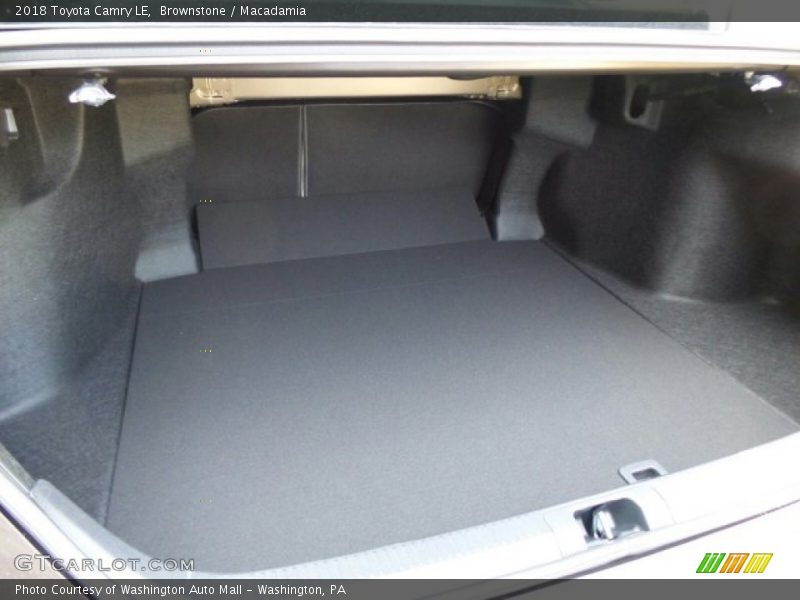  2018 Camry LE Trunk
