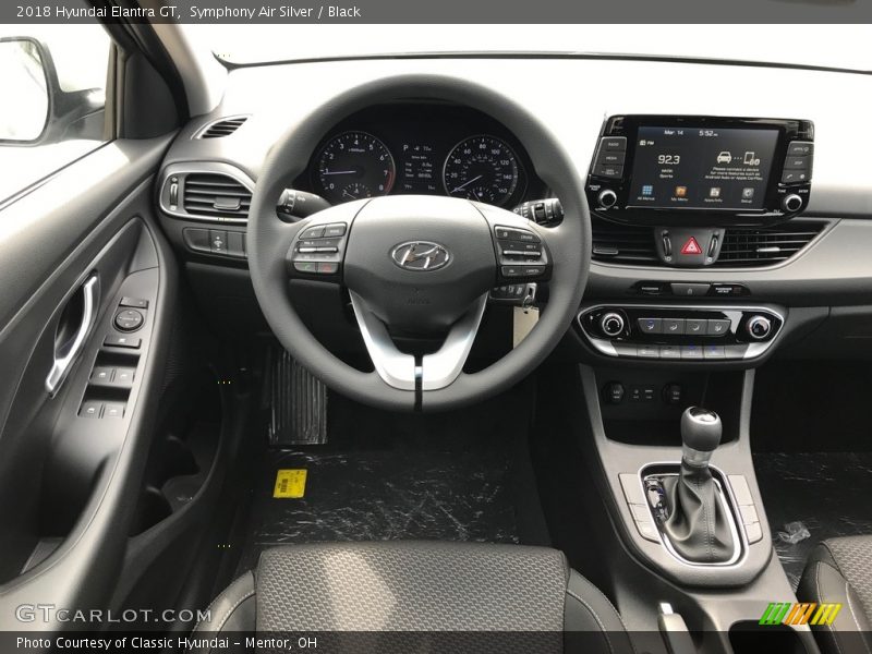 Dashboard of 2018 Elantra GT 