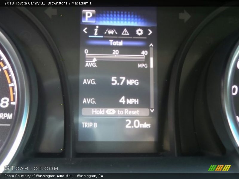 Brownstone / Macadamia 2018 Toyota Camry LE