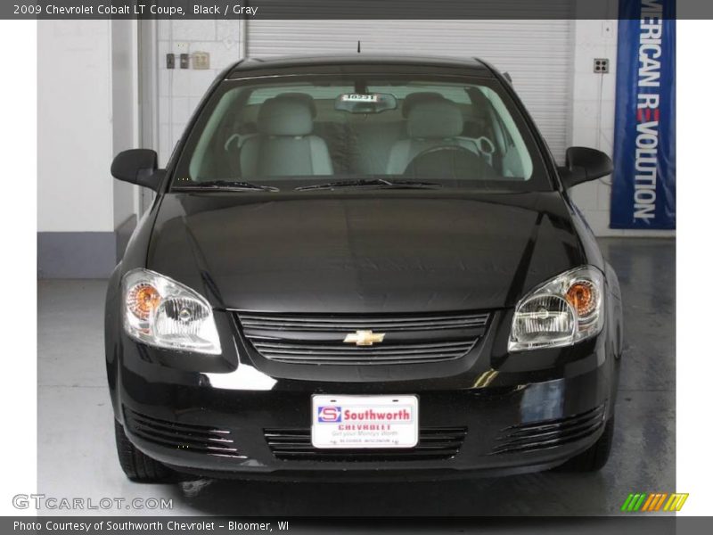 Black / Gray 2009 Chevrolet Cobalt LT Coupe