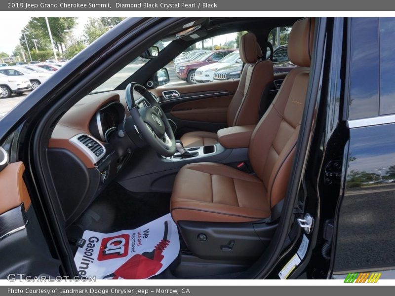  2018 Grand Cherokee Summit Black Interior