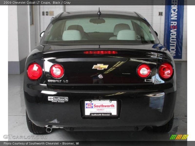 Black / Gray 2009 Chevrolet Cobalt LT Coupe