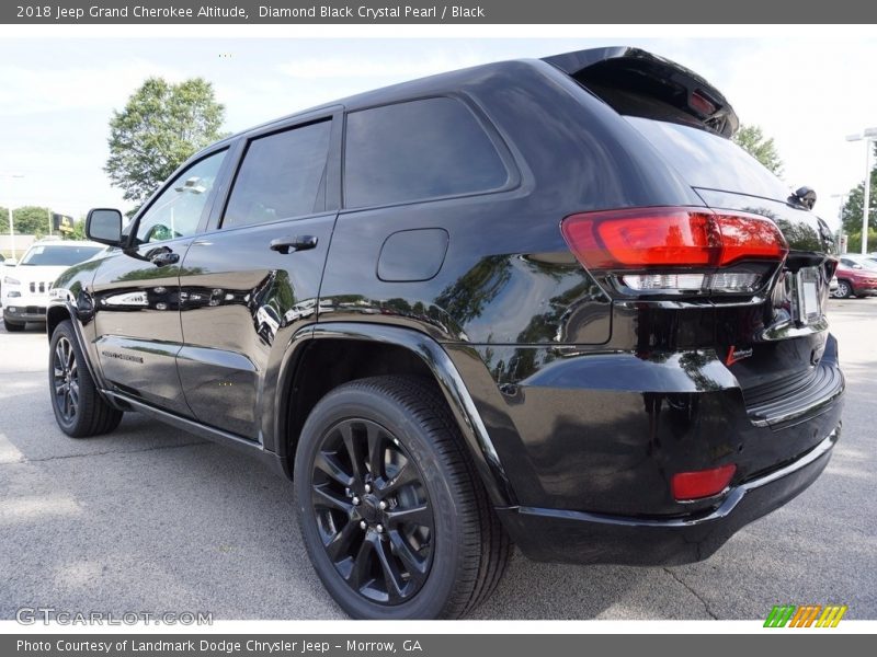 Diamond Black Crystal Pearl / Black 2018 Jeep Grand Cherokee Altitude